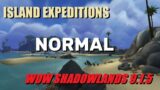 Island Expeditions Normal Difficulty Solo : WOW Shadowlands 9.1.5