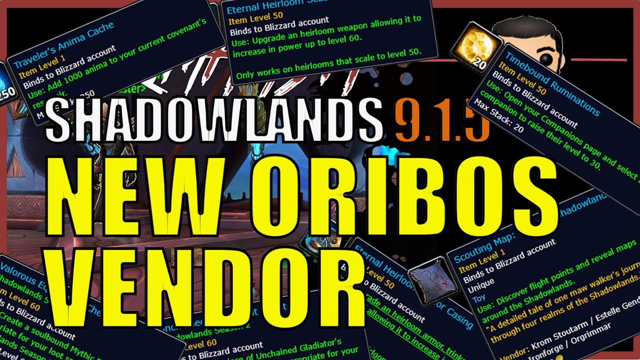 NEW Oribos Vendor Au'Dara // Patch 9.1.5 // WoW Shadowlands World of