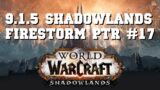 PTR WoW Shadowlands 9.1.5 | Firestorm #17 | Testing PvP System Arena & Battlegrounds