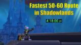 The Fastest 50-60 Leveling Route in Shadowlands