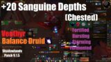 +20 Sanguine Depths Chested – Venthyr Balance Druid PoV – World of Warcraft Shadowlands
