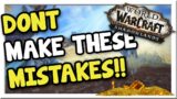 5 Mistakes Beginner Goldmakers Make! | Shadowlands | WoW Gold Making Guide