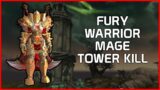 Fury Warrior Mage Tower Kill + Talents/Gear | World of Warcraft Shadowlands | 9.1.5