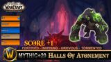 Halls Of Atonement Mythic 20 Fortified Inspiring Grievous Tormented Guardian Druid Shadowlands