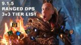 Shadowlands 9.1.5 COMPETITIVE 3v3 TIER LIST (Ranged DPS)
