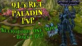 WoW 9.1.5 Shadowlands – Necrolord Ret Paladin PvP – Testing Burst Build!