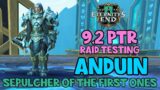 WoW Shadowlands 9.2 PTR – Raid Testing Anduin Wrynn | Heroic Sepulcher of the First Ones