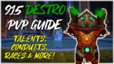 9.1.5 Destruction Warlock PvP Guide – WoW Shadowlands 9.1.5 | Talents | Conduits | Races & More!
