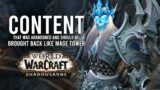 Abandoned Content Should Be Brought After Mage Tower In Future Patch! – WoW: Shadowlands 9.1.5