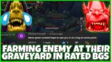 Affliction Warlock Farming Enemies At Their Graveyard In Rated Battlegrounds – Shadowlands PvP 9.1.5