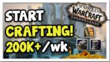 Easiest Way to Start Crafting in Patch 9.1.5! 200k+ PROFIT/wk | Shadowlands | WoW Gold Making Guide