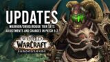 Patch 9.2 Tier Set Changes For Warriors, Druids, Rogues And Other Changes! – WoW: Shadowlands 9.1.5