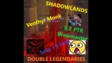 Shadowlands 9.2 PTR Brewmaster Monk Tier Set Double Legendary