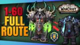 WOW Level 1-60 Alliance Leveling Guide 2022