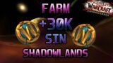 FARM SIN SHADOWLANDS +30K LA HORA |World Of Warcraft