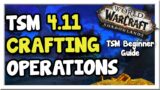 TSM 4.11 Beginner Guide | Crafting Operations & Restocking 2022 Shadowlands | WoW Gold Making Guide