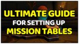 ULTIMATE GUIDE To Setting Up Mission Tables On New Lvl 60's | Shadowlands Goldmaking