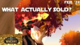 What Actually Sold? – February 2022 –  World of Warcraft Shadowlands Gold Making Guides