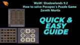 WoW: Shadowlands 9.2 – How to solve Pocopoc's Canataric, Mezzonic & Fugueal Puzzles – Zereth Mortis