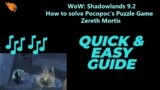 WoW: Shadowlands 9.2 – Solving the Symphonic Vault – Zereth Mortis
