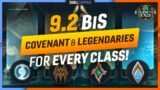 9.2 BiS COVENANT & DOUBLE LEGENDARY for EVERY CLASS! | Shadowlands PvP Guide