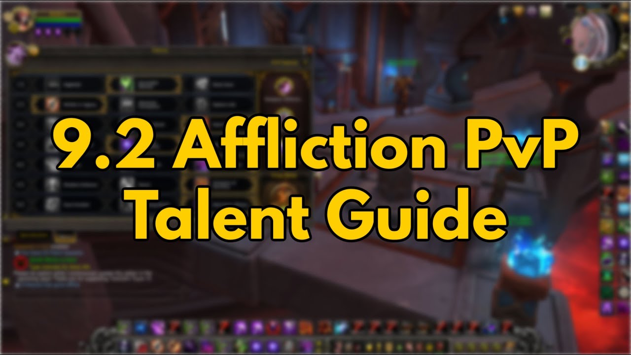 9.2 Shadowlands Affliction Warlock PvP Talents, Conduits, Gearing ...