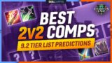 9.2 TIER LIST PREDICTIONS – BEST 2v2 Comps in Shadowlands PvP!
