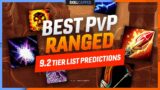 9.2 TIER LIST PREDICTIONS – BEST RANGED in Shadowlands PvP!