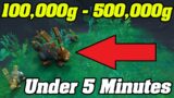 EASY 100.000g – 500.000g In Under 5 Minutes! | WoW 9.2 Goldmaking