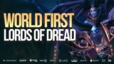 Echo vs. Mythic Lords of Dread WORLD FIRST! | Sepulcher of the First Ones | WoW: Shadowlands