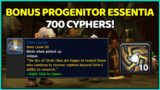 GET BONUS PROGENITOR ESSENTIA EASILY! 700 Cyphers Of The First Ones! | Shadowlands Goldmaking