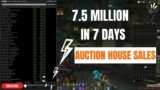 Over 7.5 Million Gold in sales in 7 days on the Auction House in World of Warcraft Shadowlands #6