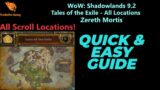 WoW: Shadowlands 9.2- Tales of the Exile Achievement – All Locations – Required for Flying