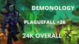 9.2 Shadowlands Demonology Warlock Plaguefall +26