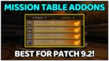 BEST Mission Table Addons For Patch 9.2 | Shadowlands Goldmaking Guide