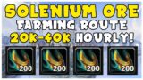BEST Solenium Ore Farming Route 20K-40K Hourly! Patch 9.2 | Shadowlands Guide