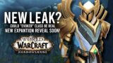 Could "Evoker Leak" Be The NEW CLASS Of The Next WoW Expansion Announcement? –  WoW: Shadowlands 9.2