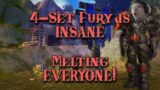 I Am A Hot Knife and The Enemy Is Butter – 4-Set Fury Warrior PvP – 9.2 WoW Shadowlands