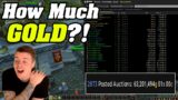 I Got 3000 Auctions, How Much Gold Did i make? | WoW 9.2