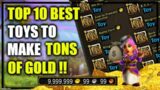 MAKE MILLIONS farming these TOYS !! TOP 10 best toys to farm & craft | WoW GoldMaking Shadowlands