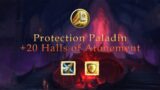 Protection Paladin +20 Halls of Atonement World of Warcraft Shadowlands 9.2  Season 3 M+ #mythicplus