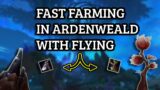 SHADOWLANDS – FAST FARMING IN ARDENWEALD WITH FLYING (HERBALISM,MINING)