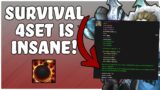 Survival 4Set is Insane! | Venthyr Survival Hunter PvP | WoW Shadowlands 9.2