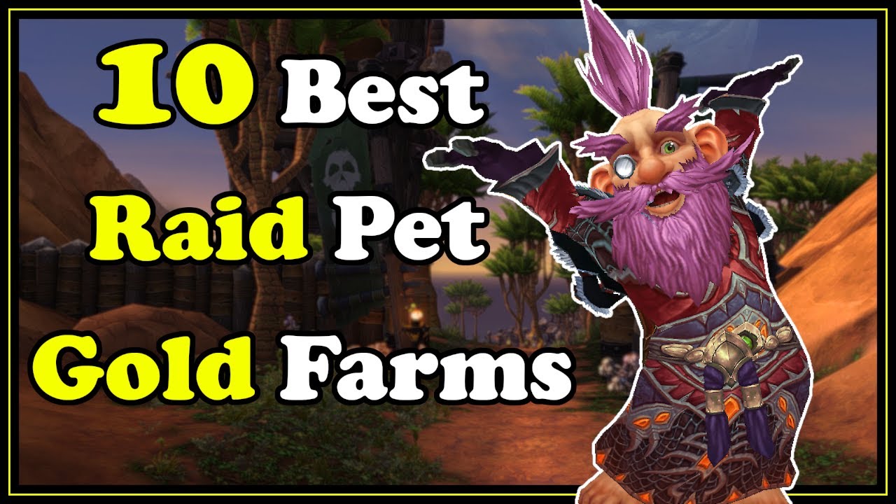 10 Best Raid Pet Gold Farms In WoW Shadowlands Gold Making World of
