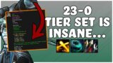 23-0. Tier Set is Insane | Necrolord Marksmanship Hunter PvP | WoW Shadowlands 9.2
