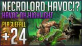 +24 Mythic Plaguefall – Necrolord DH (Season 3 Havoc Demon Hunter Shadowlands)