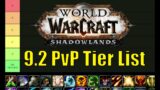 9.2 PvP Tier List | Shadowlands