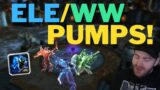 ELE/WINDWALKER PUMPS! Elemental Shaman PvP 3v3 Arena Shadowlands 9.2