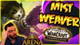 Mistweaver Monk PvP Shadowlands Arena Gameplay [WoW 9.2]  Fury Warrior