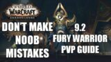 Shadowlands 9.2 Fury Warrior PVP Guide #1